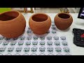 Vasos de Cerâmica para cactos, suculentas, rosas do deserto da Loja Marabá Garden em Marília