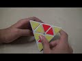 Solving a pyraminx; Step 1
