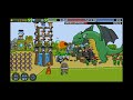 me fighting green dragon in grow castle
