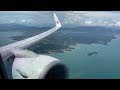 Stunning Views of Langkawi - Malaysia Airlines Boeing 737 Takeoff from Langkawi Int'l Airport
