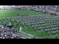 Notre Dame Marching Band 2012 Home Opener March Onto The Field