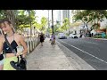 Walking tour in Waikiki Beach | 2023 | Honolulu, Oahu, Hawaii in 4K