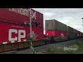 CP Mixed Freight In Alliston ON - Railfanning In HD