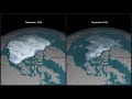 Disappearing Arctic sea ice