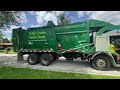 Waste management Mack LR garbage truck