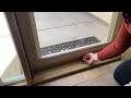 How to Fix a Storm Door That Won't Shut - Adjust door closer