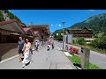 Heavenly beautiful Lauterbrunnen Valley 🇨🇭, Summer walking tour Lauterbrunnen Switzerland 4k