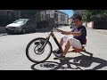 E Bike with Wiper Motor - Drift Bike - Silecek motoru ile drift bisikleti denemesi