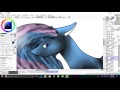 art trade with dolphin mlp (redo) - mlp speedpaint