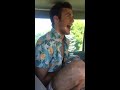Man recites Shrek dialogue inside car