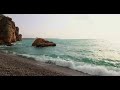 Seaside Ocean Wave Sounds in Beach Ambience - Smooth Jazz BGM, Bossa Nova Music
