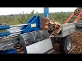 Incredible Firewood Processing Techniques You Need to See | Extreme Powerful Wood Splitter Working