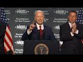 Watch live: Biden delivers remarks at national trade union conference