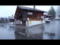 Switzerland 🇨🇭 beautiful rainy day walk in Ormont Dessus