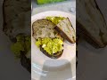 Perfect food for your healthy diet creamy egg avocado sandwich