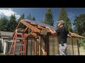 Greenhouse Build Series 3 - Roof and Polycarbonate Glazing