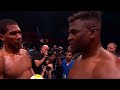 Francis ngannuo Cameroon VS Anthony joshua boxing fight knock out
