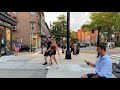 【4K】WALK Washington Street HOBOKEN New Jersey USA 4k video
