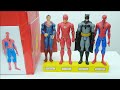 Superhero Avengers DC Collection Unboxing Review | ASMR Collecting Superhero Spider-Man Toys