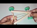 rubber band car #diy_craft // rubber band toy car