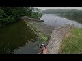 Fishing Spillway For HUGE Catfish (BIG REDEAR)