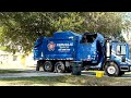 Polk County FL Republic Services Garbage Truck 120fps Slow Motion on my FZ200