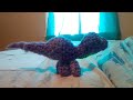 can't think of what to upload so here's a sauropod i crocheted
