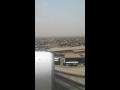 Emirates landing in Dubai Intl' Airport