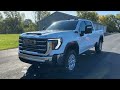 2024 GMC Sierra 2500HD SLE- Convenience, X-31 & Preferred Packages in Summit White Walk Around