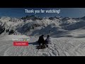 Skiing pistes 'Saulire' and 'Verdons' in Courchevel, Les 3 Vallées (4K UHD)