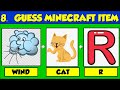 Guess Minecraft Item by Emoji Challenge 😍 | Hind Paheliyan | Majedar Jasoosi Cartoon Paheli Quiz