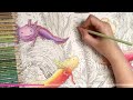 520 Pencil CHALLENGE - Using every pencil on a Coloring Page