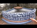 How to Build A Beautiful Waterfall Aquarium Very Easy \ For Your Family Garden