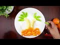 Fruit plate decoration easy ideas // beautiful fruit design ideas on plate // fruit arrangements