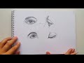 how to draw eyes from different angels
