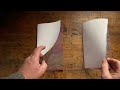 Making A Medieval Book By Hand - Part 1 - Folding Pages, Endpapers, Piercing & Sewing