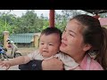 17 year old mom raising her child alone - Harvest watermelon In The Field  - mother-in-law attack me