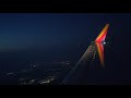 Southwest 737-700 Dusk Takeoff from Raleigh-Durham RDU Airport