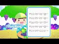 동글동글 포도송이 (중국어 동요 피아노 악보) 圆圆溜溜葡萄串 (中国儿歌钢琴谱) - PonyRang TV Kids Play