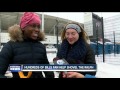 Hundreds of Bills fans help shovel snow at the Ralph