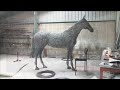 Wire horse sculpture by Emma Stothard