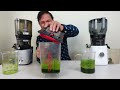Kuvings Auto10 vs Nama J2 Juicing 100% Baby Greens Review Comparison