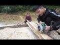 Flooring Assembly Technique, Amazing Woodworking Machines, Building House, Farm Life, Free Bushcraft