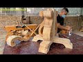 Amazing Skills Of Woodworking Craftsman // Unique Curved Furniture