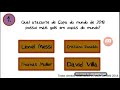 Génio quiz copa do mundo.#1