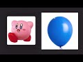 Making Kirby with balloons