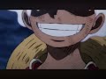 Luffy turns to gear 5 at onigshima