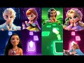 Elsa Let It Go | Anna Do You Want to Build a Snowman | Moana How Far I'll Go | I See the Light Songs