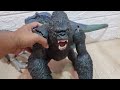 New toys godzilla, kong, skar king, mechagodzilla, t-rex, mosasaurus, dinosaur toys