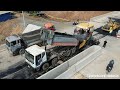 Amazing Fastest Asphalt Paving Bridge Road Construction Machines​ | សកម្មភាពអ៊ុតកៅស៊ូលើស្ពាន